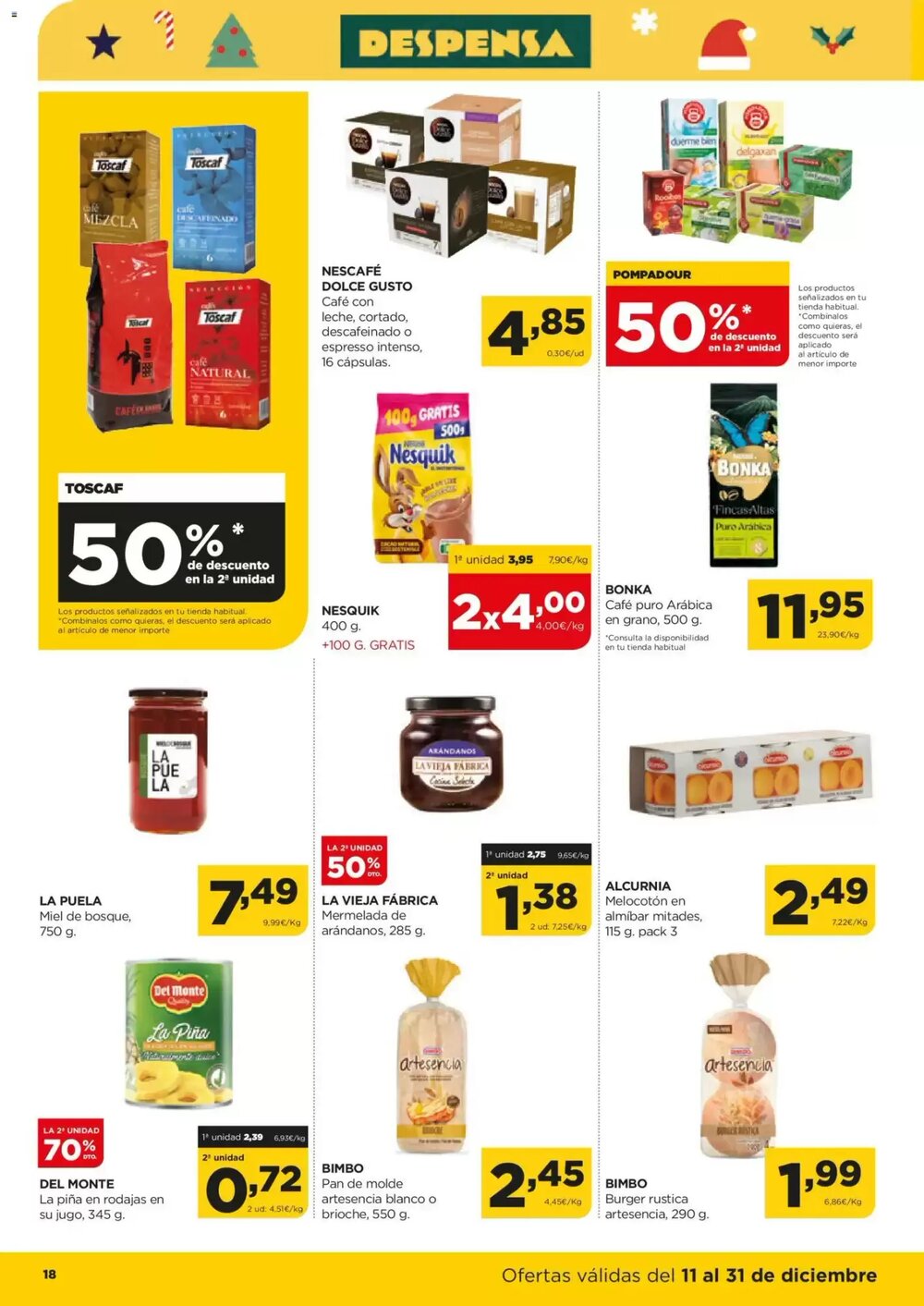 Folleto promocional de Alimerka válido desde el 11/12/2025 - Página 20.