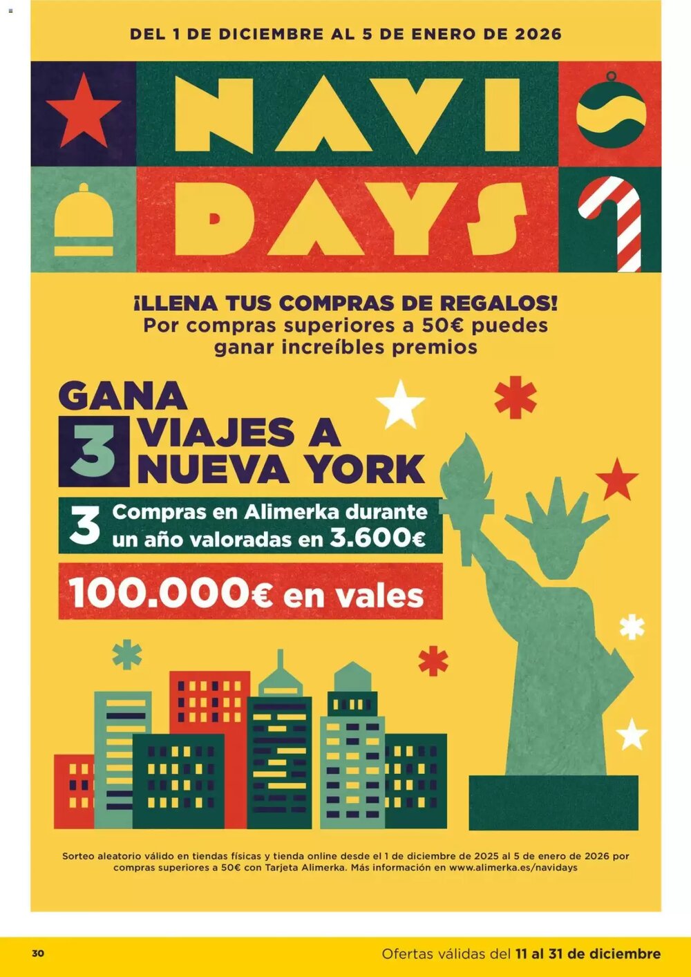 Folleto promocional de Alimerka válido desde el 11/12/2025 - Página 32.