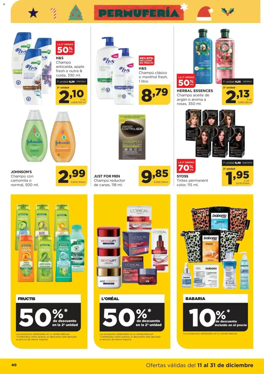 Folleto promocional de Alimerka válido desde el 11/12/2025 - Página 42.