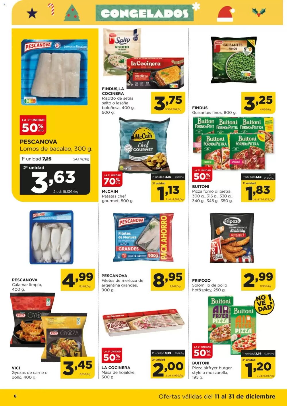 Folleto promocional de Alimerka válido desde el 11/12/2025 - Página 6.