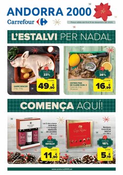 Folleto promocional de Andorra 2000 válido desde el 11/12/2025