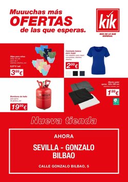 Folleto promocional de KIK válido desde el 11/12/2025