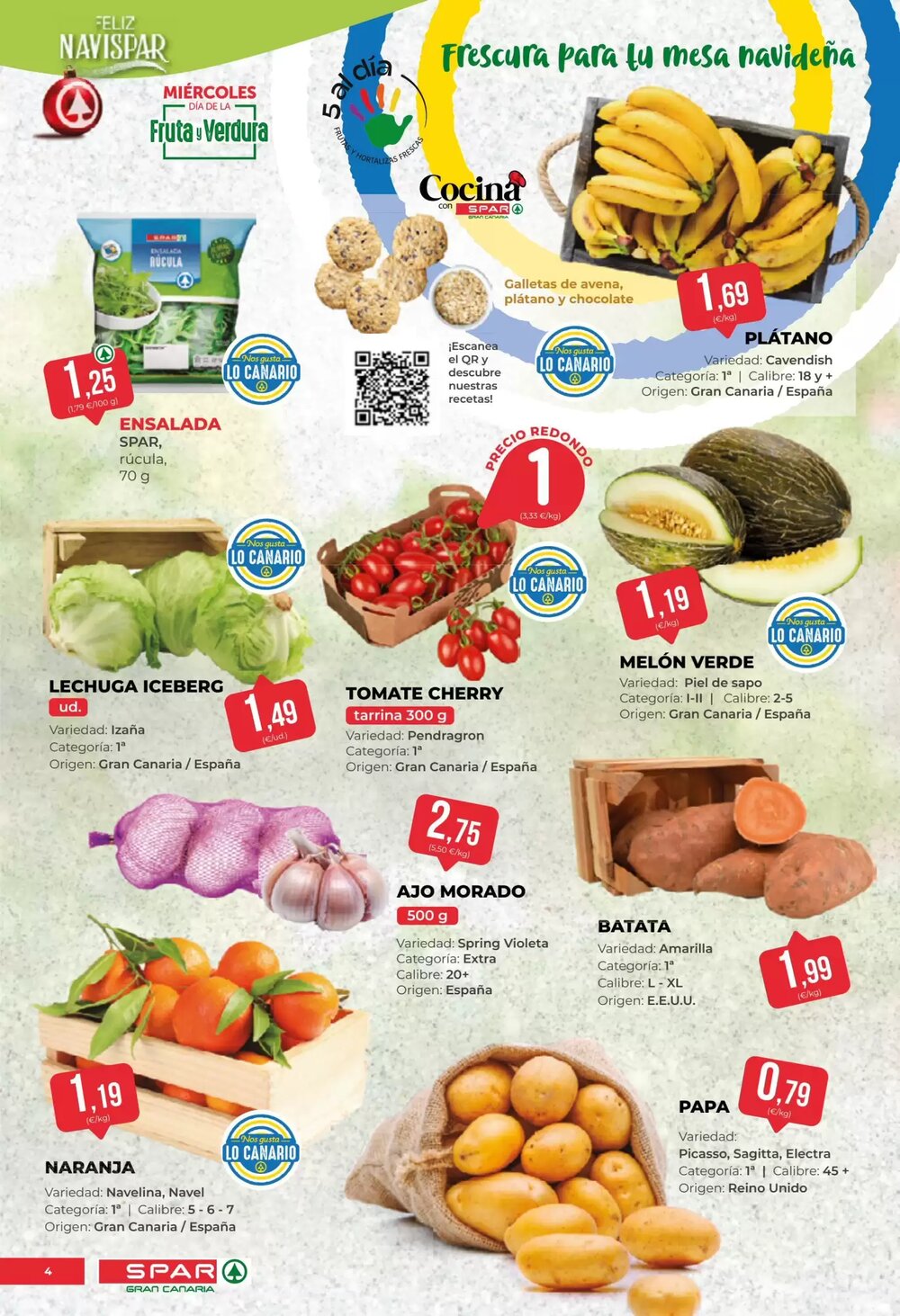 Folleto promocional de SPAR Gran Canaria válido desde el 12/12/2025 - Página 4.