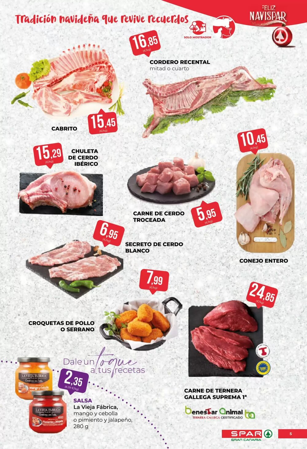 Folleto promocional de SPAR Gran Canaria válido desde el 12/12/2025 - Página 5.
