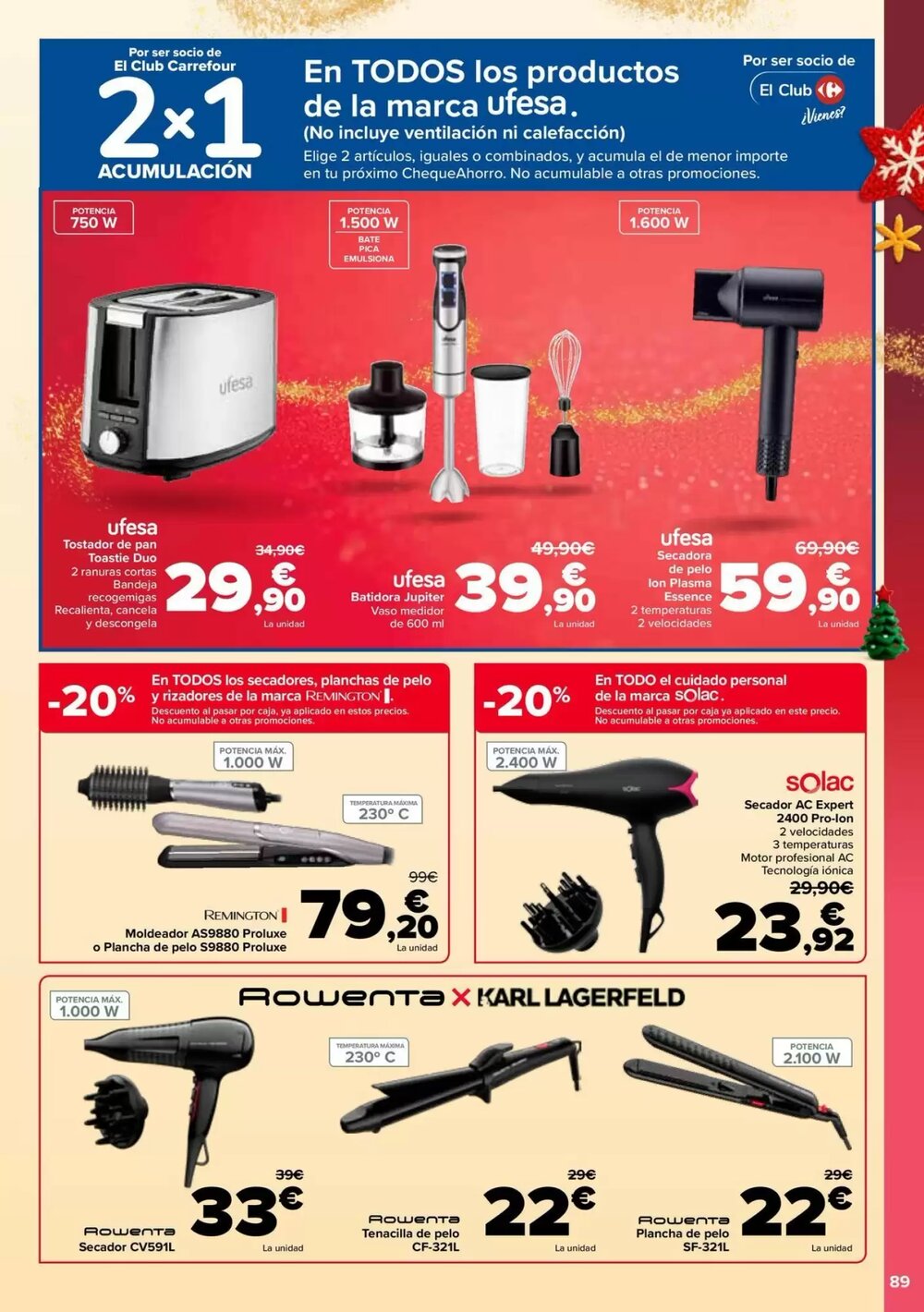 Folleto promocional de Carrefour válido desde el 12/12/2025 - Página 89.