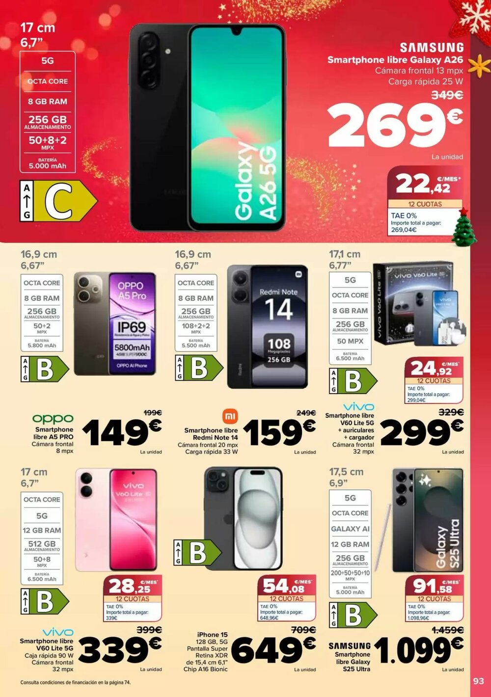 Folleto promocional de Carrefour válido desde el 12/12/2025 - Página 93.