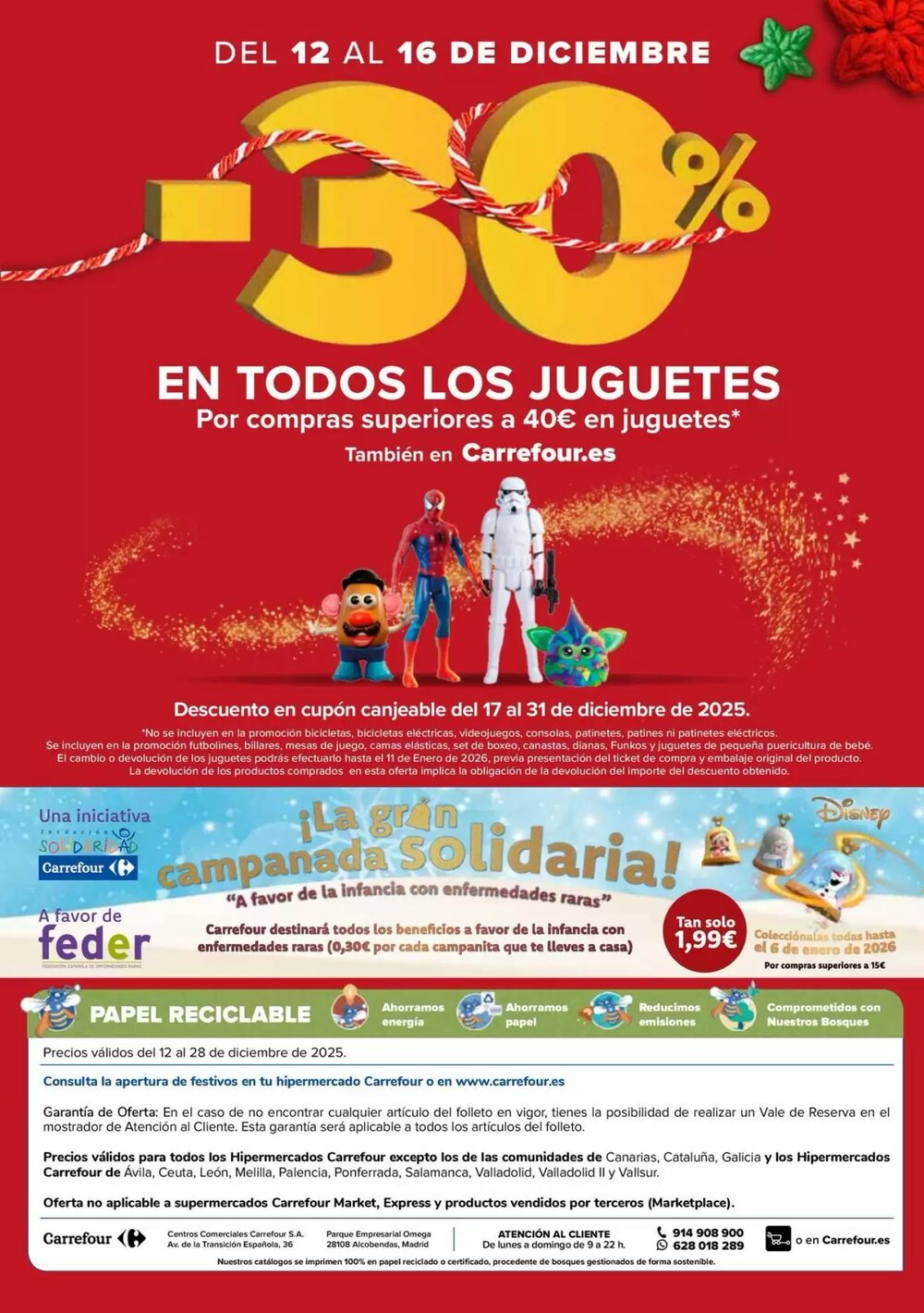 Folleto promocional de Carrefour válido desde el 12/12/2025 - Página 96.