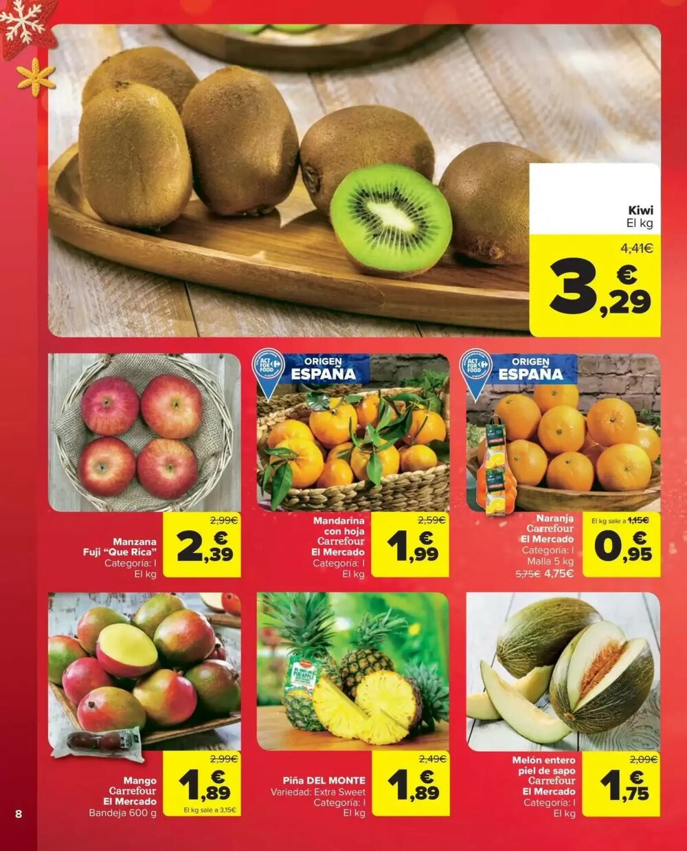 Folleto promocional de Carrefour Market válido desde el 12/12/2025 - Página 8.