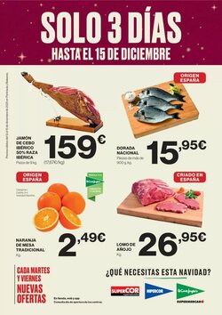 Folleto promocional de Hipercor válido desde el 12/12/2025