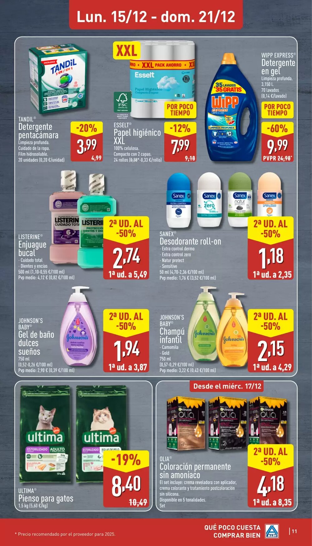 Folleto promocional de ALDI válido desde el 15/12/2025 - Página 11.