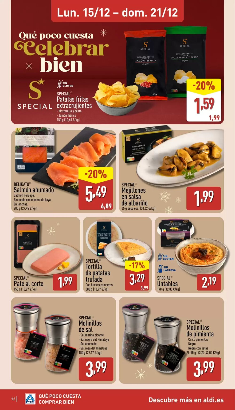 Folleto promocional de ALDI válido desde el 15/12/2025 - Página 12.