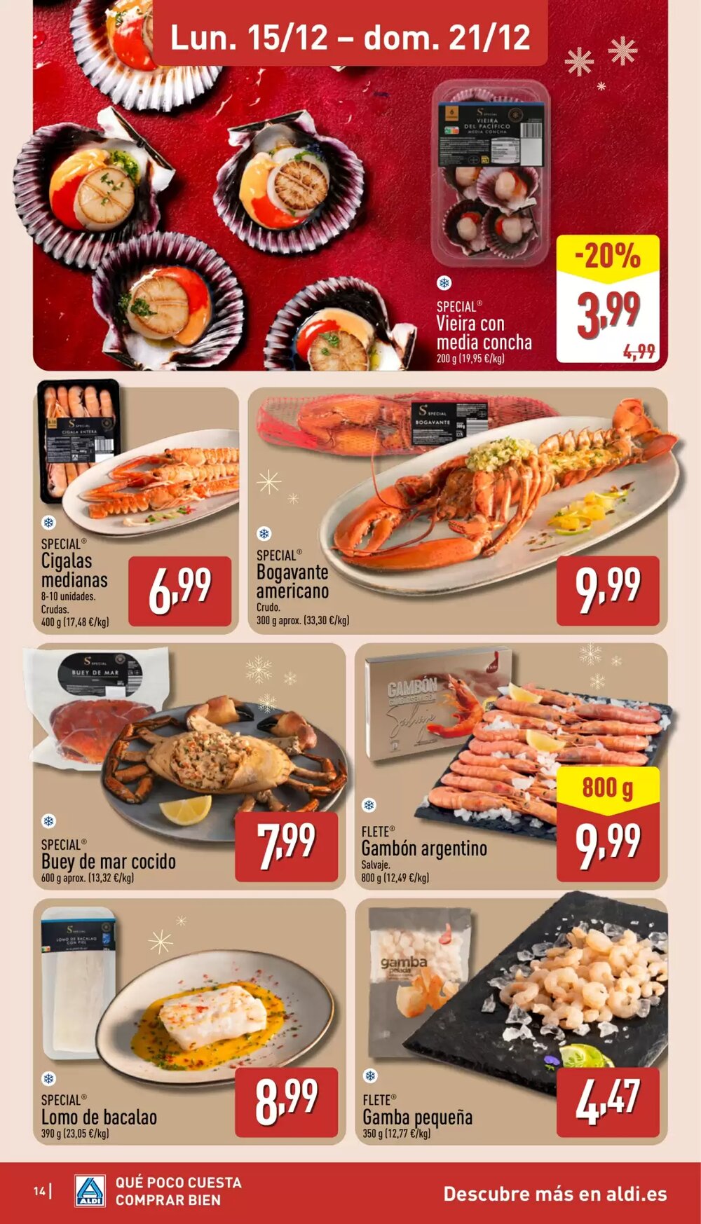 Folleto promocional de ALDI válido desde el 15/12/2025 - Página 14.