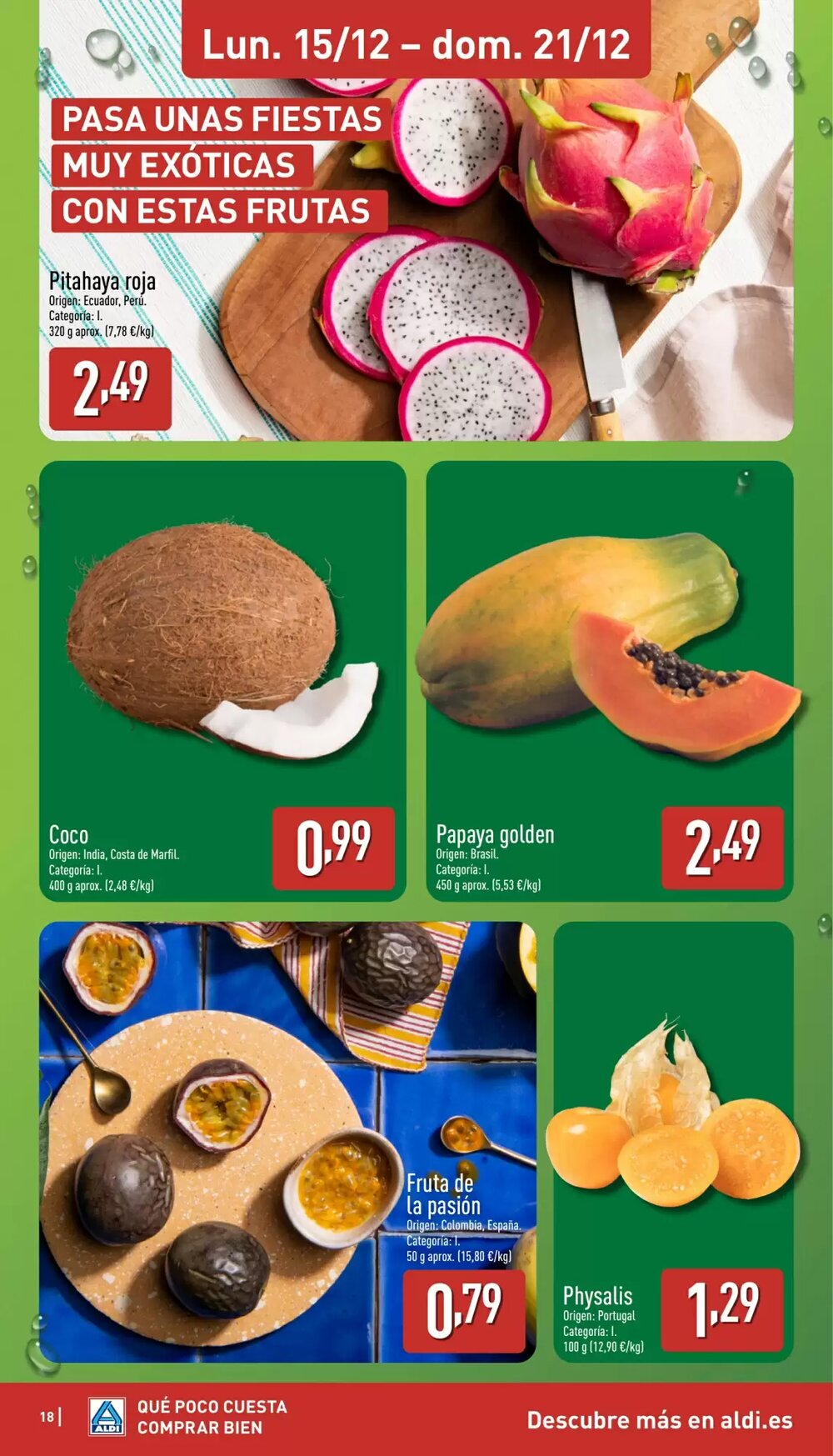 Folleto promocional de ALDI válido desde el 15/12/2025 - Página 18.