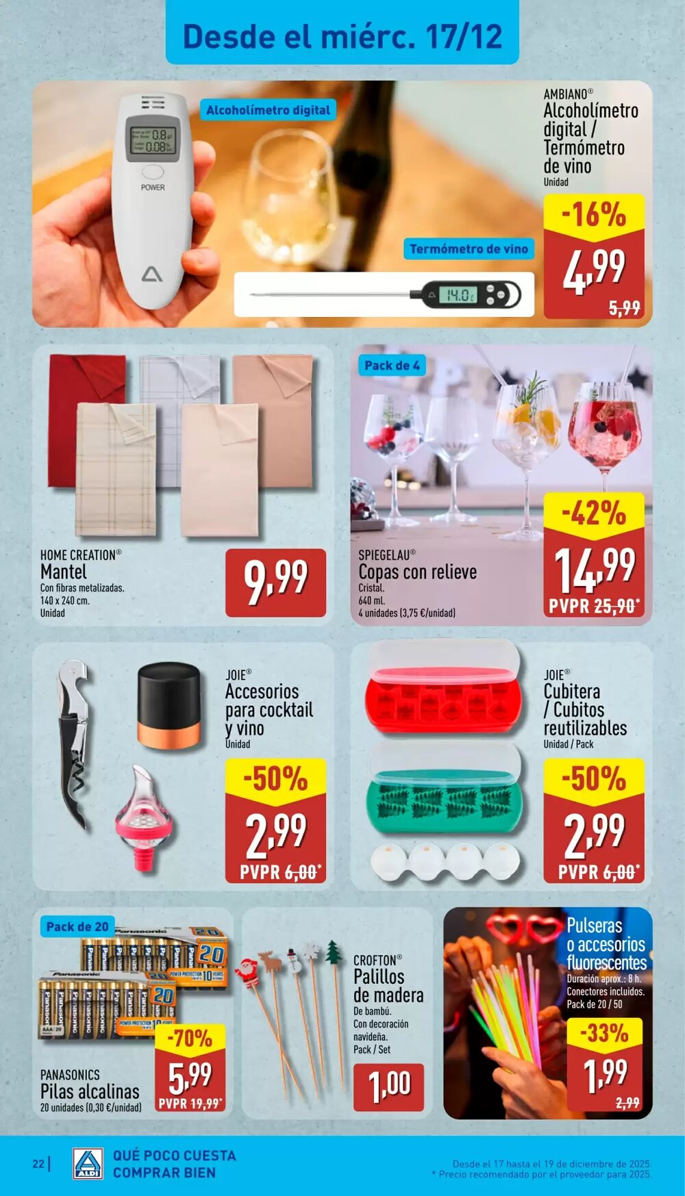 Folleto promocional de ALDI válido desde el 15/12/2025 - Página 22.