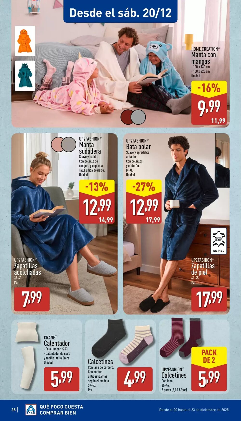 Folleto promocional de ALDI válido desde el 15/12/2025 - Página 28.