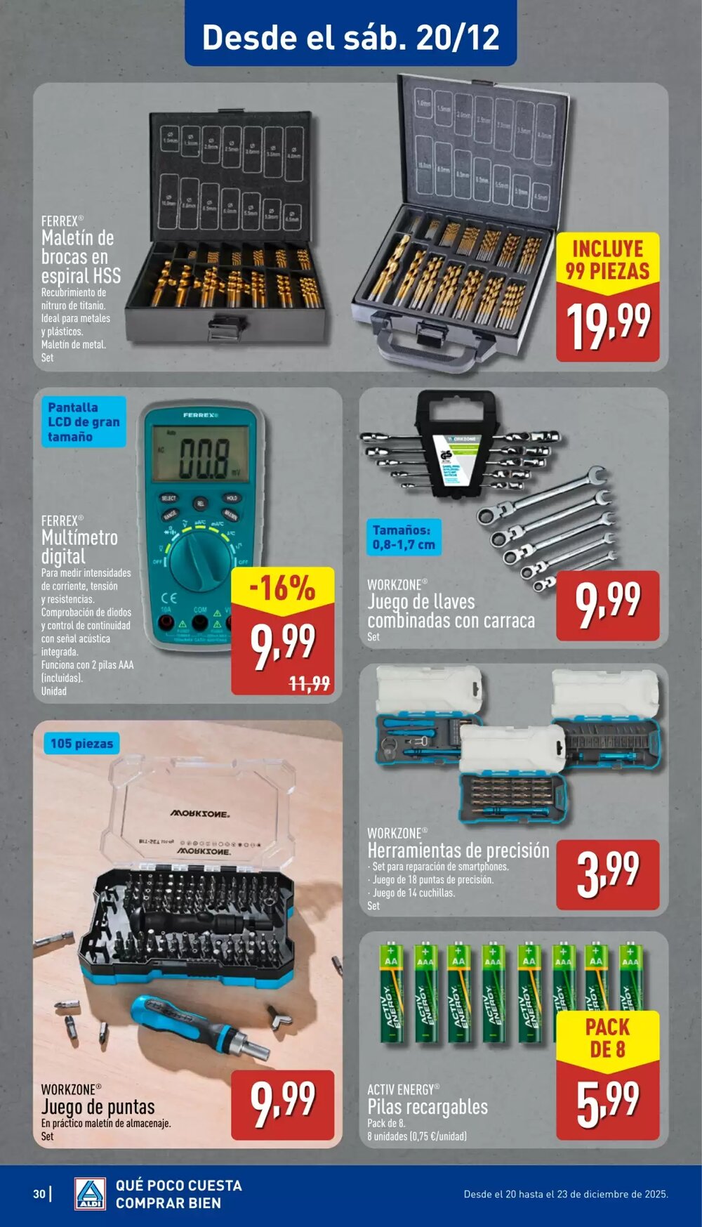 Folleto promocional de ALDI válido desde el 15/12/2025 - Página 30.