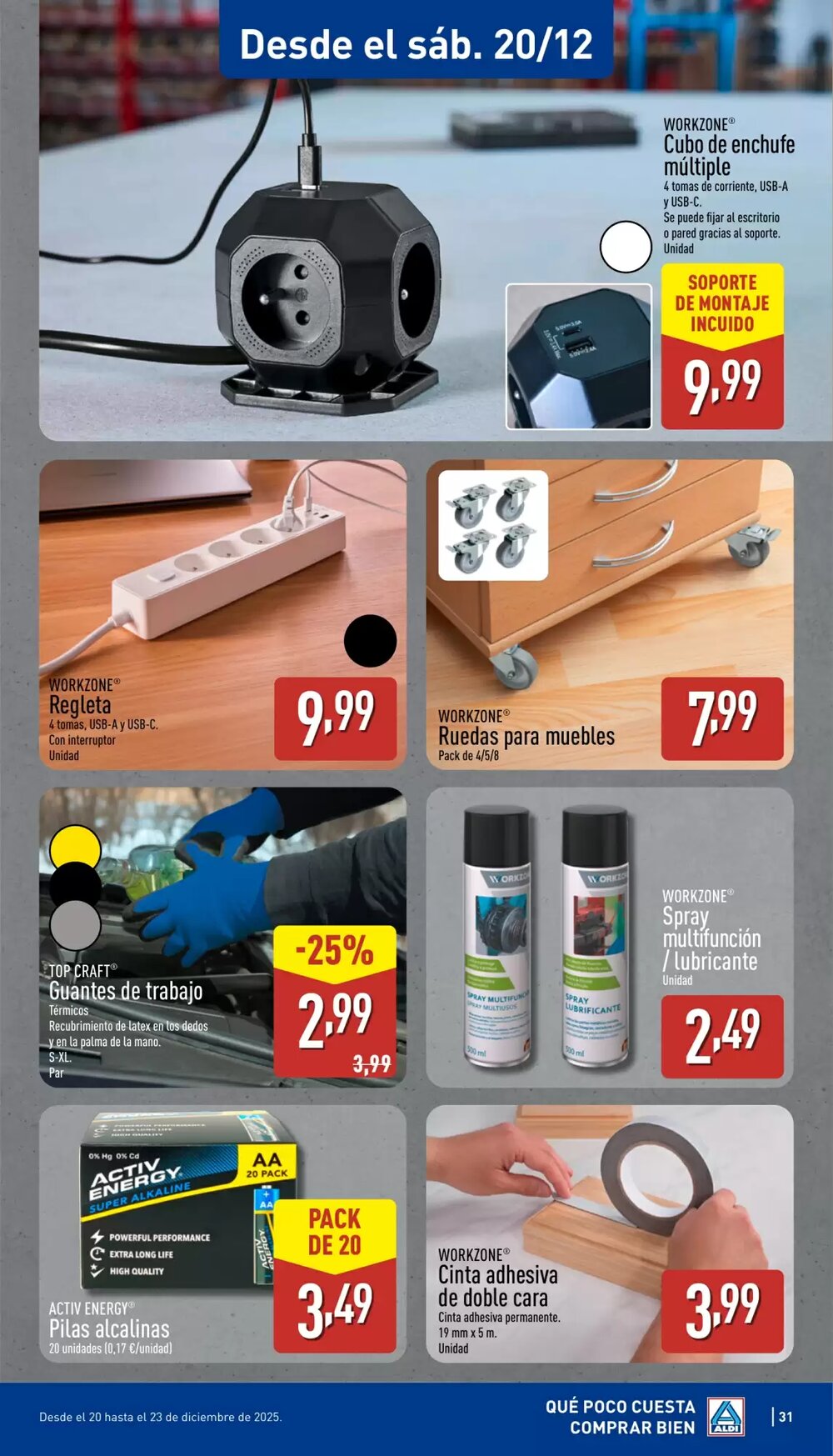 Folleto promocional de ALDI válido desde el 15/12/2025 - Página 31.