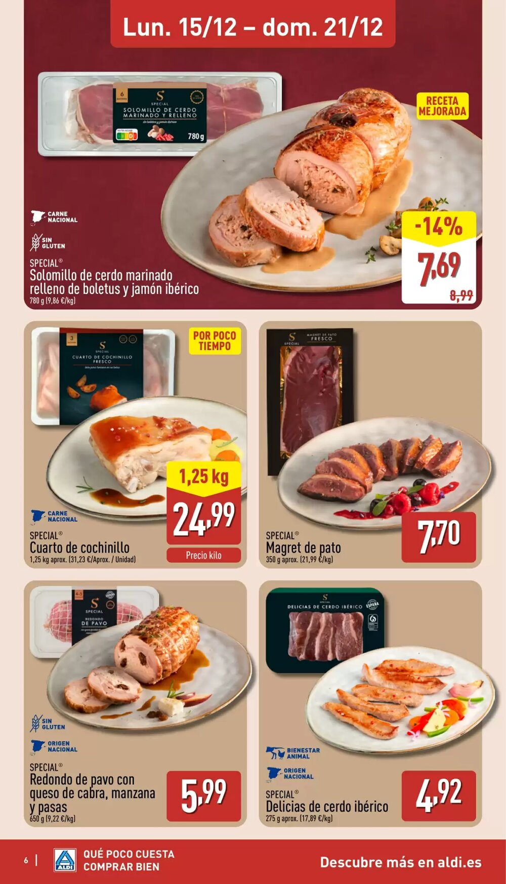 Folleto promocional de ALDI válido desde el 15/12/2025 - Página 6.
