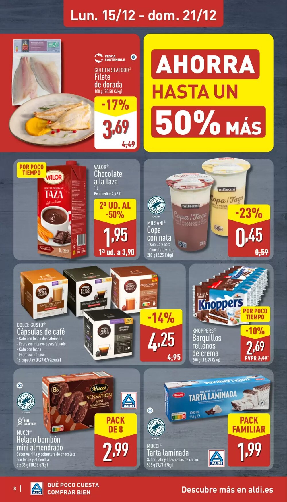 Folleto promocional de ALDI válido desde el 15/12/2025 - Página 8.