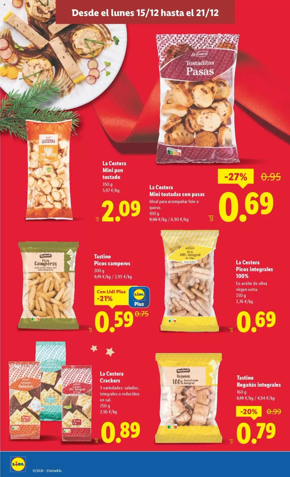 Folleto promocional de Lidl válido desde el 15/12/2025 - Página 14.