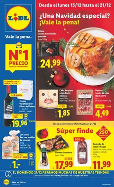 Folleto promocional de Lidl válido desde el 15/12/2025