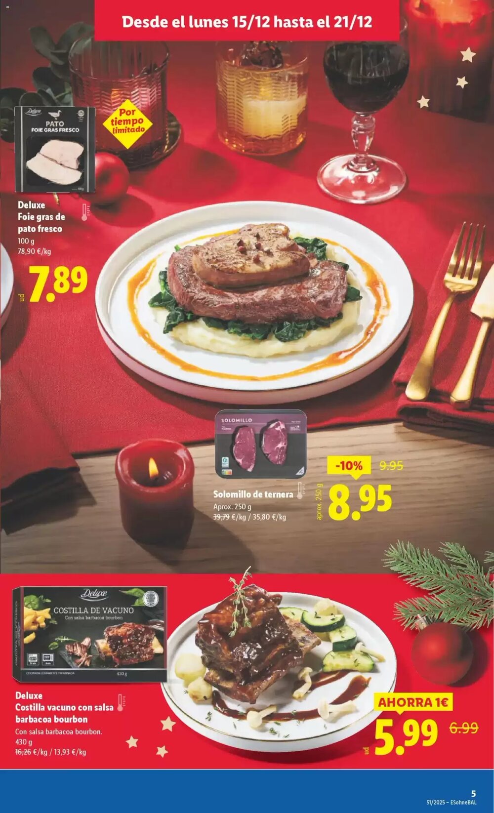 Folleto promocional de Lidl válido desde el 15/12/2025 - Página 5.