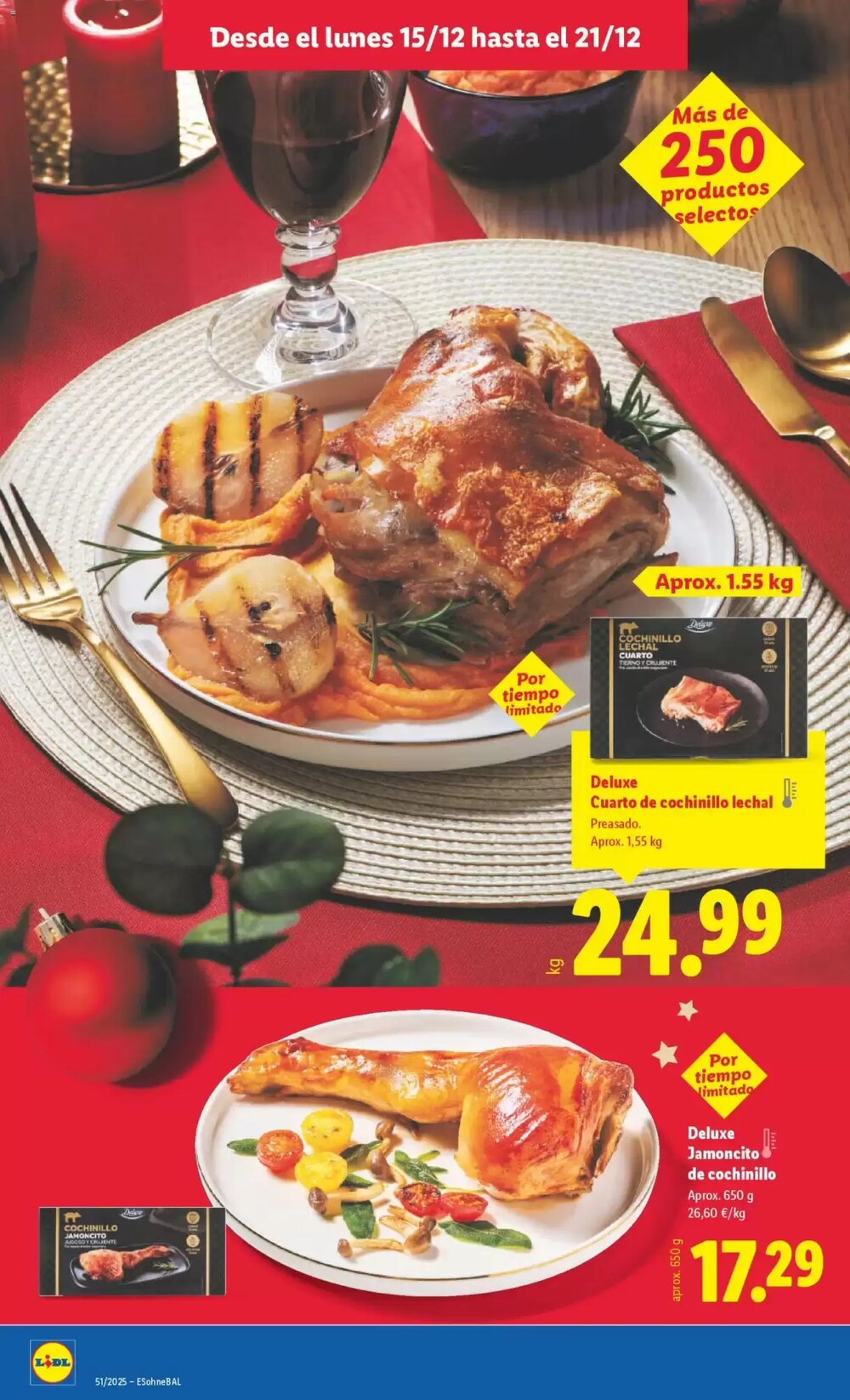 Folleto promocional de Lidl válido desde el 15/12/2025 - Página 6.
