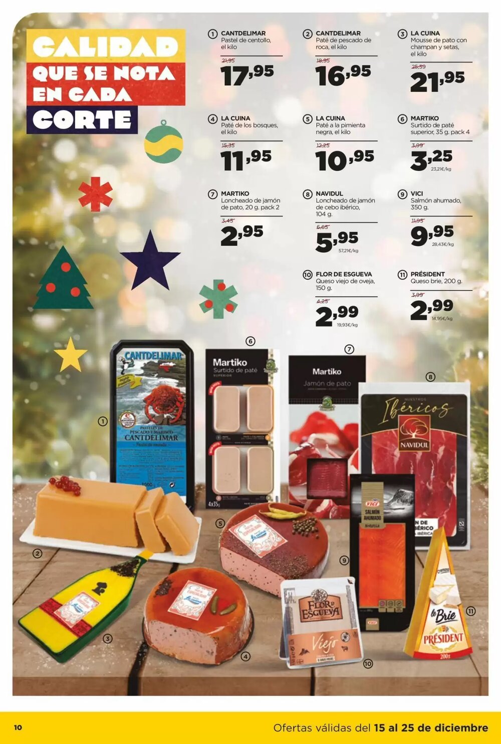Folleto promocional de Alimerka válido desde el 15/12/2025 - Página 10.