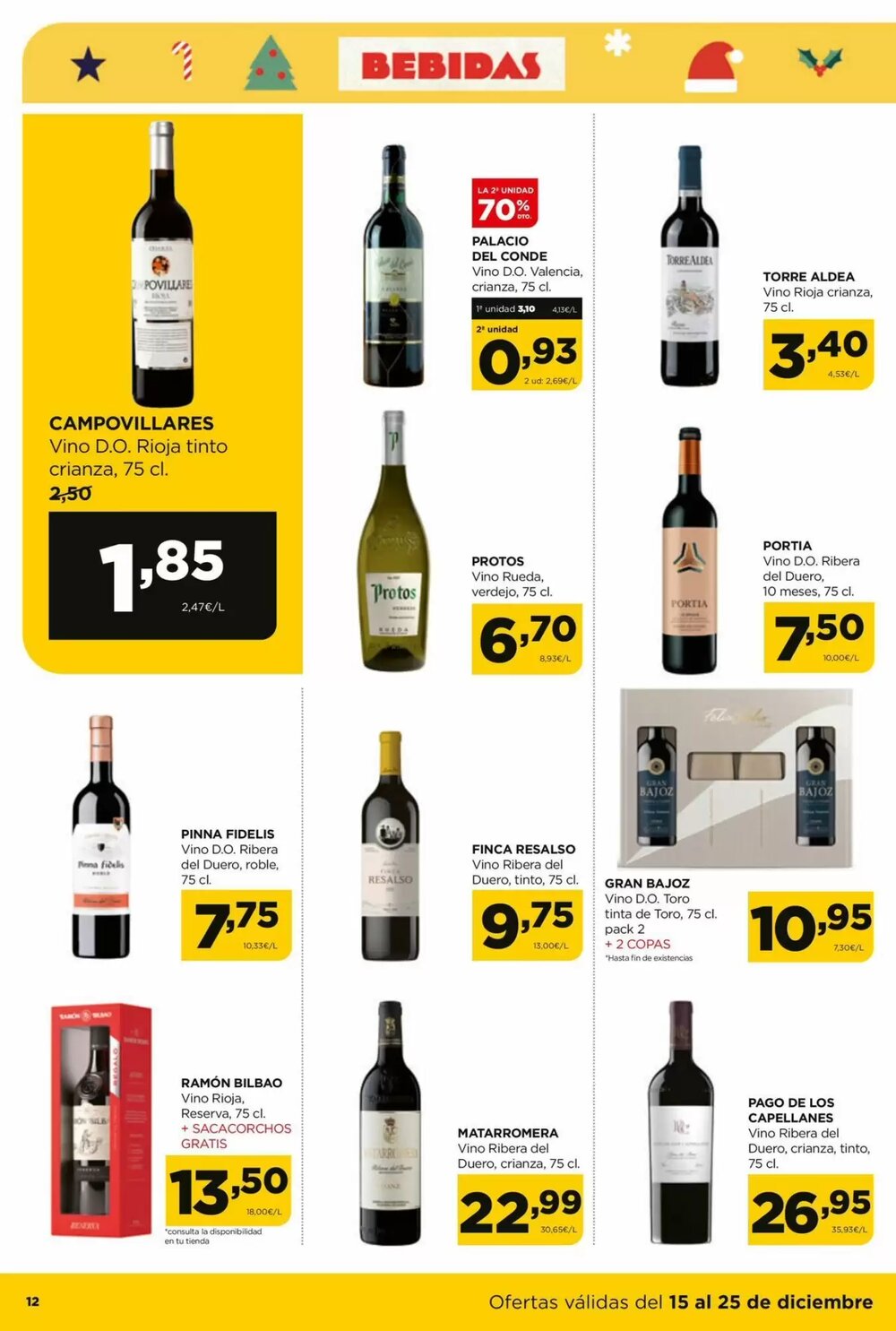 Folleto promocional de Alimerka válido desde el 15/12/2025 - Página 12.