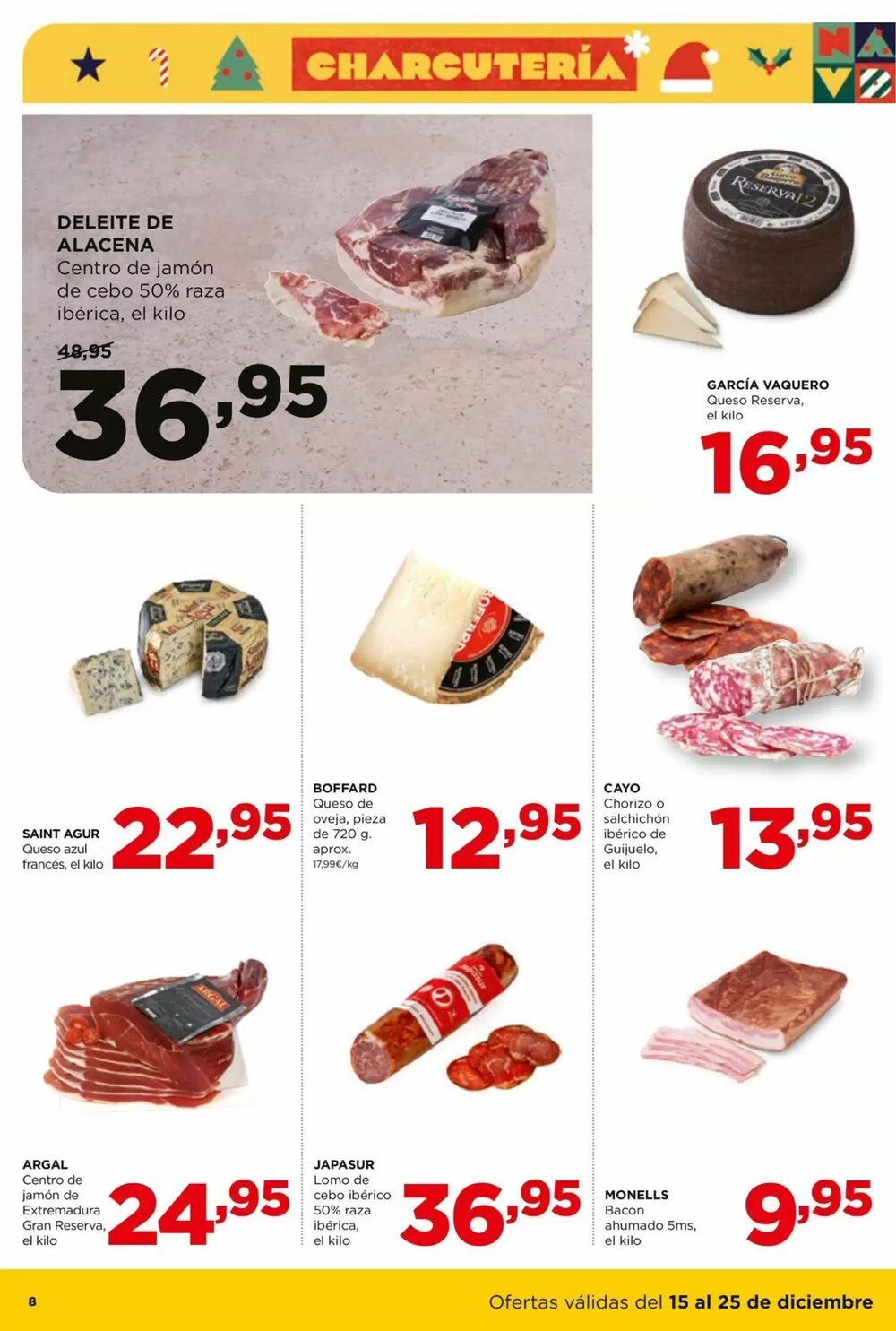 Folleto promocional de Alimerka válido desde el 15/12/2025 - Página 8.