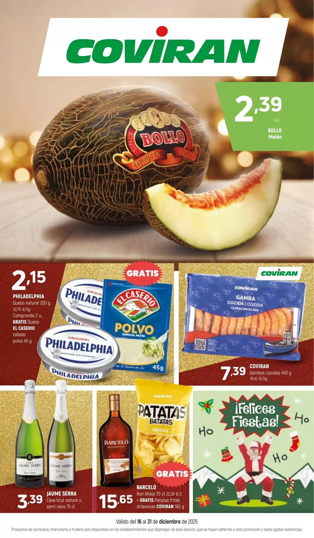 Folleto promocional de Coviran válido desde el 16/12/2025 - Página 1.