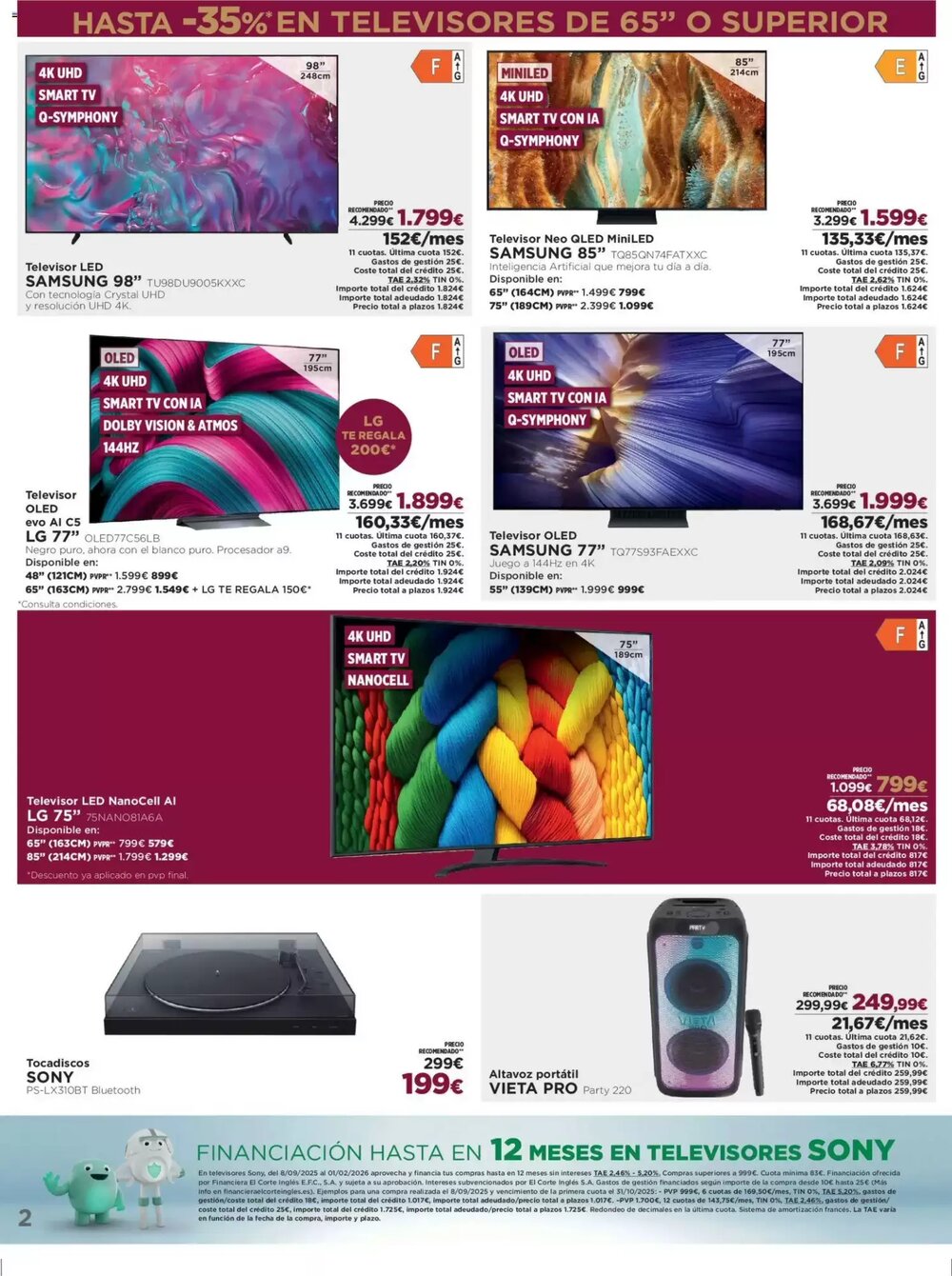 Folleto promocional de El Corte Inglés válido desde el 16/12/2025 - Página 2.