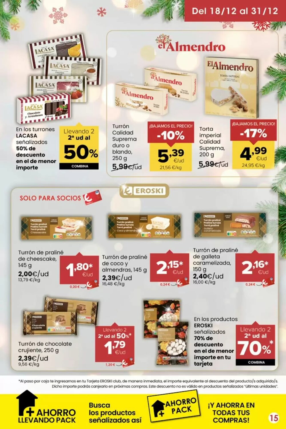 Folleto promocional de Autoservicios Familia válido desde el 18/12/2025 - Página 15.