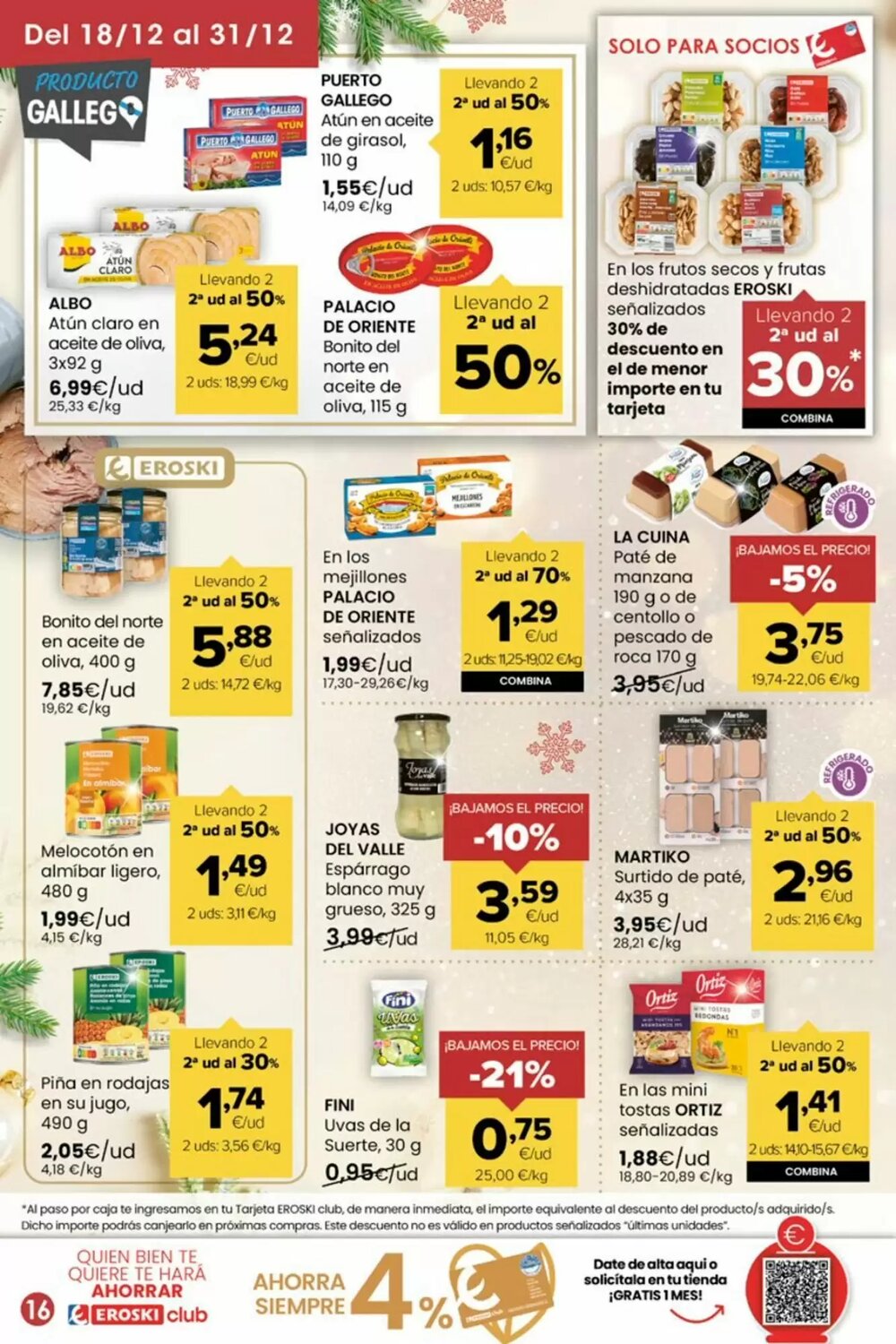 Folleto promocional de Autoservicios Familia válido desde el 18/12/2025 - Página 16.