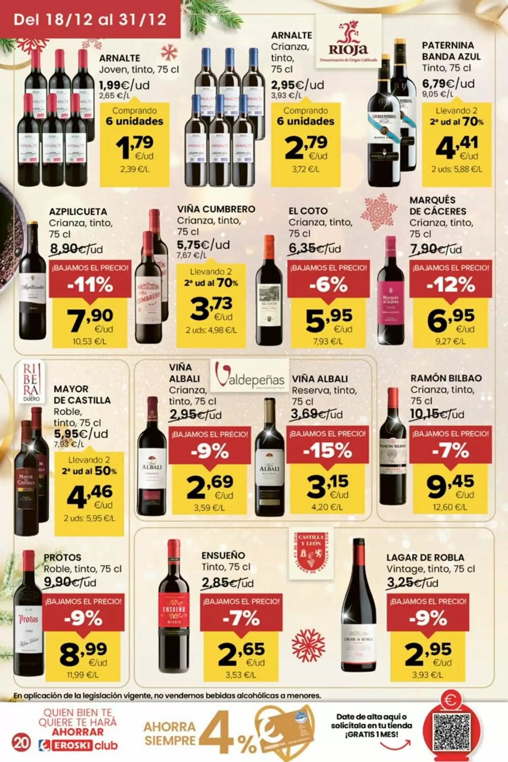 Folleto promocional de Autoservicios Familia válido desde el 18/12/2025 - Página 20.