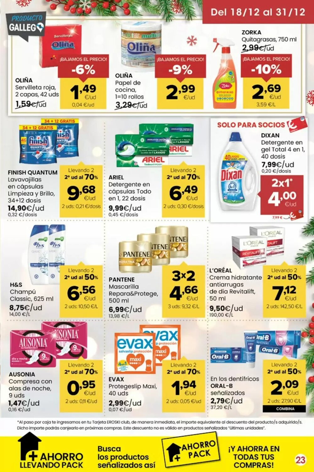 Folleto promocional de Autoservicios Familia válido desde el 18/12/2025 - Página 23.