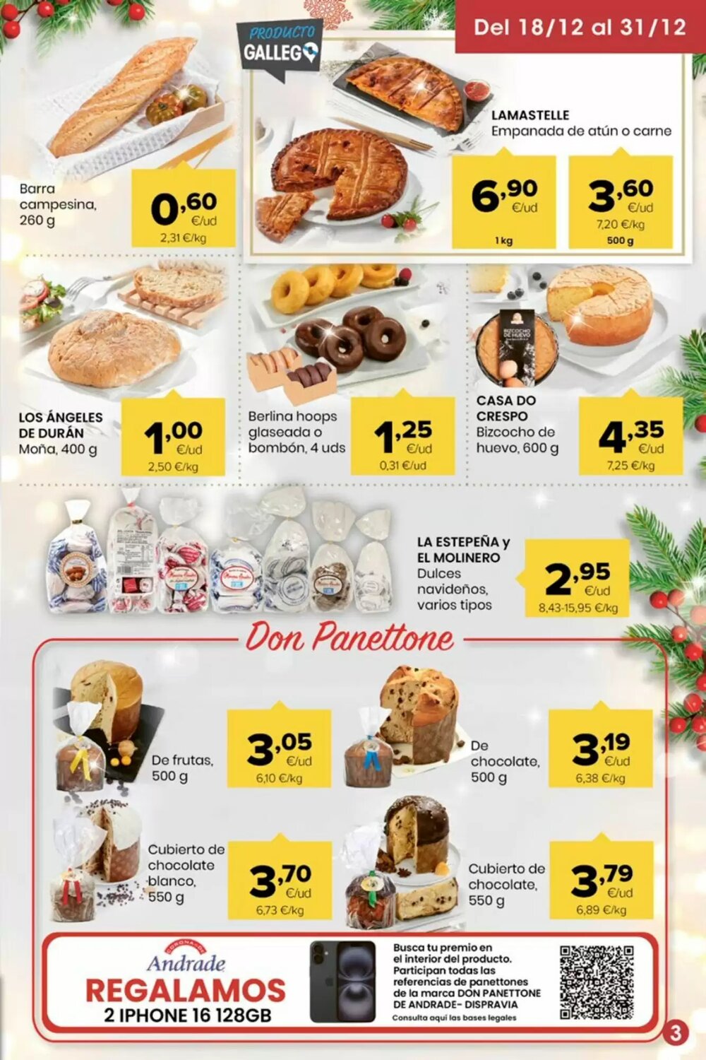 Folleto promocional de Autoservicios Familia válido desde el 18/12/2025 - Página 3.