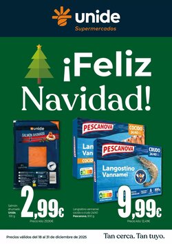 Folleto promocional de Unide Supermercados válido desde el 18/12/2025