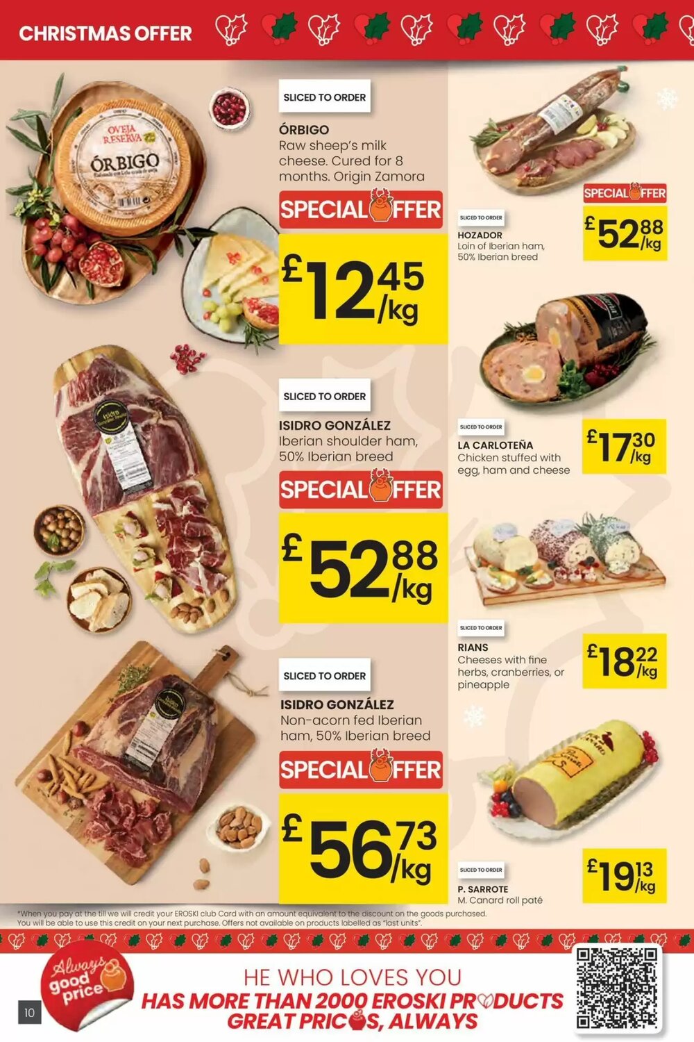 Folleto promocional de Eroski válido desde el 18/12/2025 - Página 10.