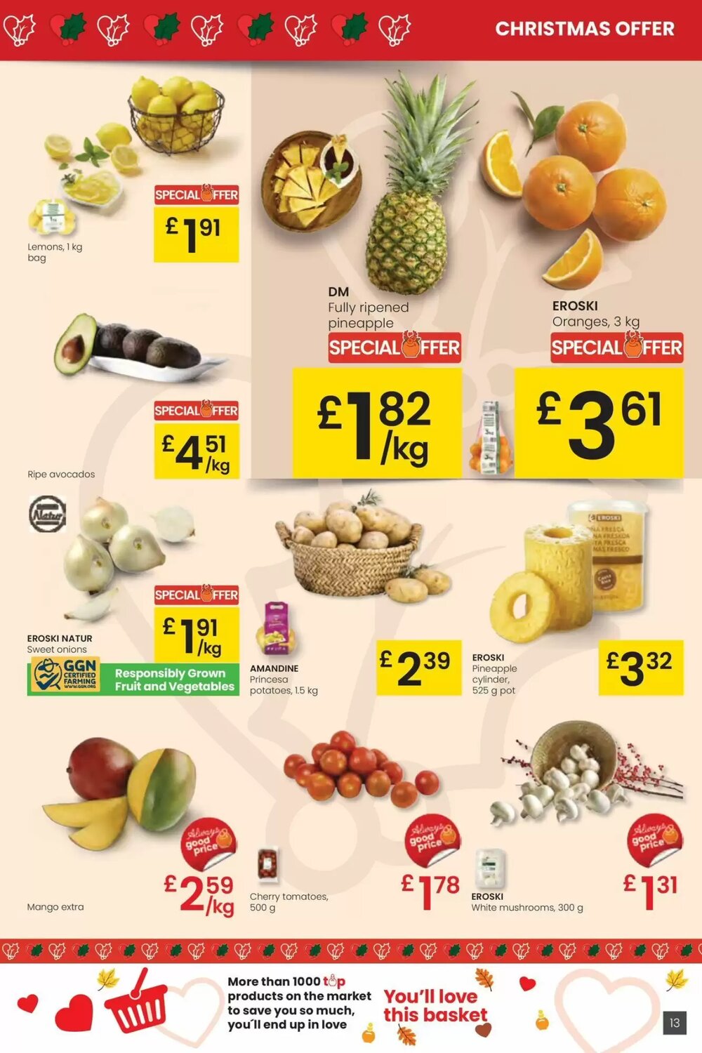 Folleto promocional de Eroski válido desde el 18/12/2025 - Página 13.