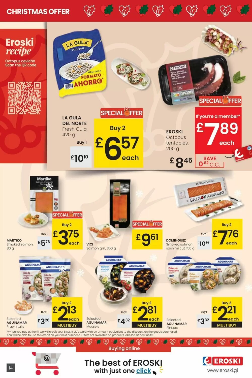 Folleto promocional de Eroski válido desde el 18/12/2025 - Página 14.