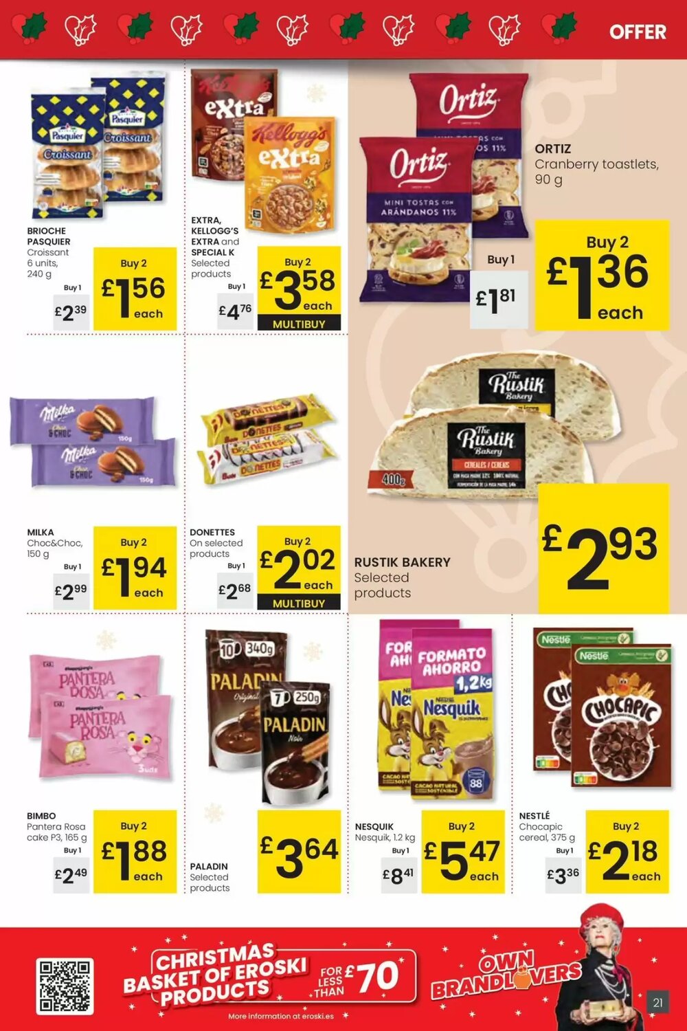 Folleto promocional de Eroski válido desde el 18/12/2025 - Página 21.