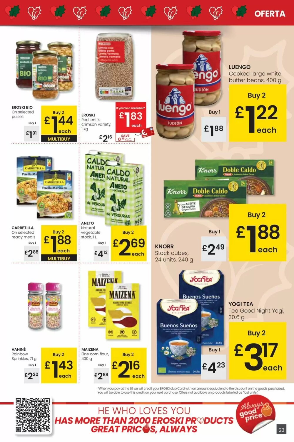 Folleto promocional de Eroski válido desde el 18/12/2025 - Página 23.