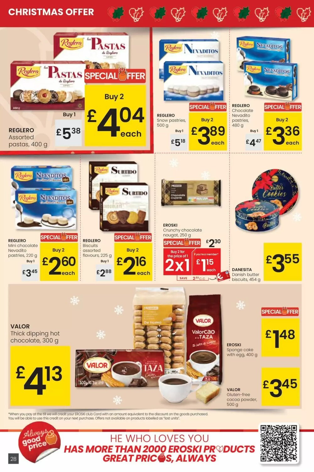 Folleto promocional de Eroski válido desde el 18/12/2025 - Página 28.