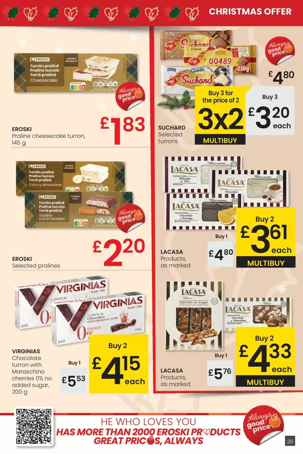 Folleto promocional de Eroski válido desde el 18/12/2025 - Página 29.