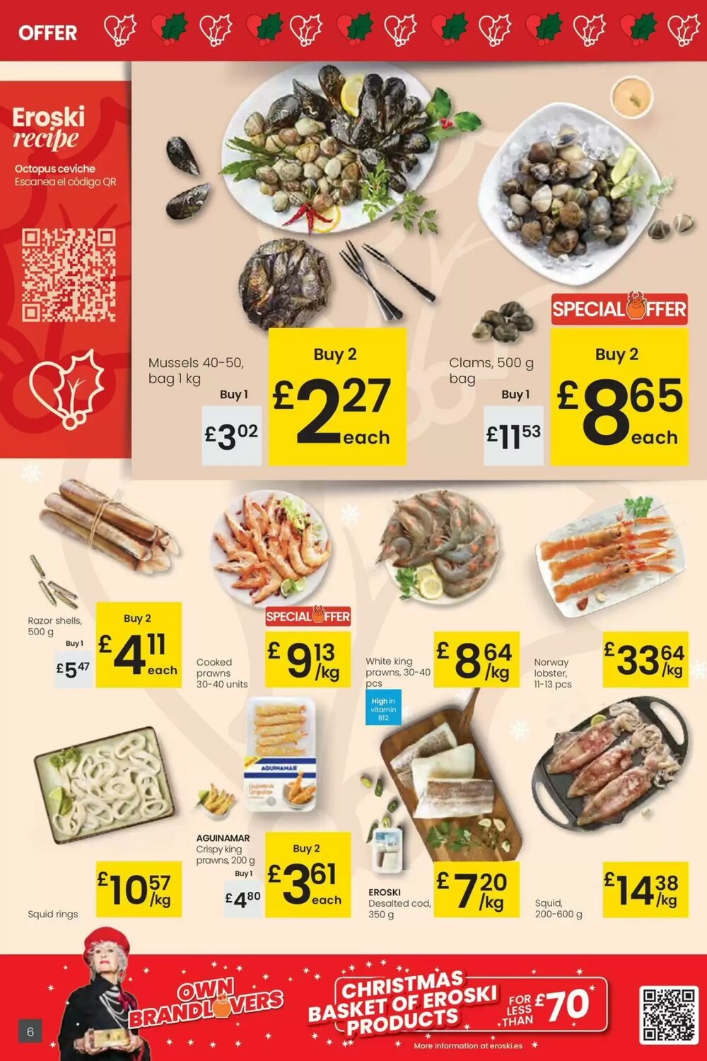 Folleto promocional de Eroski válido desde el 18/12/2025 - Página 6.