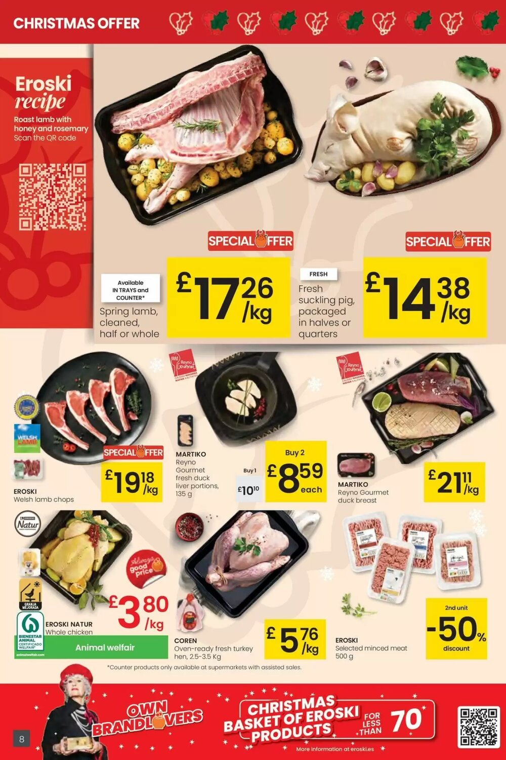 Folleto promocional de Eroski válido desde el 18/12/2025 - Página 8.