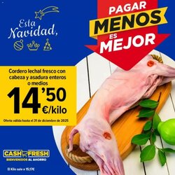 Folleto promocional de Cash Fresh válido desde el 18/12/2025