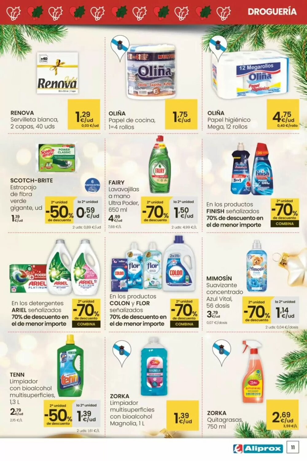 Folleto promocional de Aliprox válido desde el 18/12/2025 - Página 11.