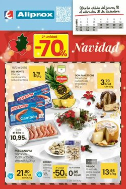 Folleto promocional de Aliprox válido desde el 18/12/2025